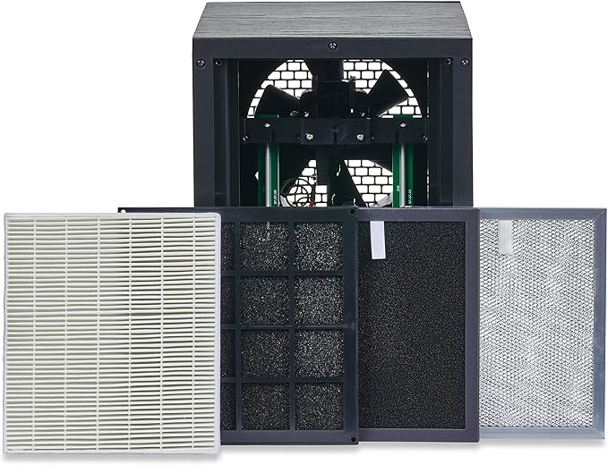 O3 Pure Whole Home Ozone and Ionizer Air Purifier with UV HEPA PCO and Carbon Filtration