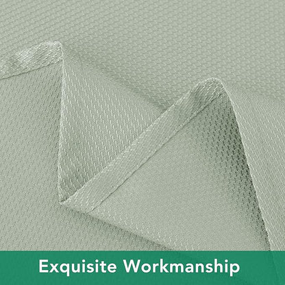 Biscaynebay Tablecloth for Rectangle Tables-70x120 Inch Sage Outdoor Picnic Table Cover-Rectangular Folding Reusable Table Cloths Water Resistant for Kitchen Camping Dining Room Patio Banquet Party