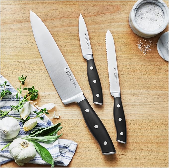 HENCKELS Forged Accent 3-pc Starter Set, Stainless Steel