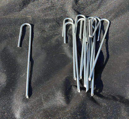Sandbaggy 1000-Pack DRIP TUBING Stakes Landscape Staples | 5 inch Length - 11 Gauge Heavy Duty | Drip Anchors | Landscape Pins | Garden Lawn Nails | Designed to Hold Drip Tubing Up to 1/2" Diameter