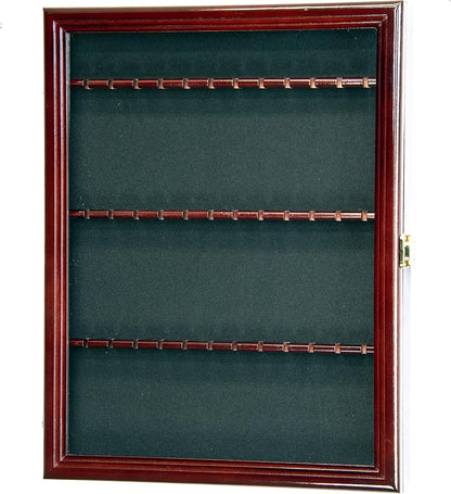 36 Spoon Display Case Wall Rack Cabinet Holder Box 98% UV - Lockable