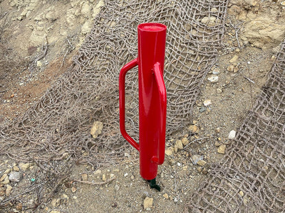 Sandbaggy U & T Post Driver, 30% More Heavier & Sustainable Than Competitors - 15.5 lb Fence Post Driver That Fits up to 2-3/4 inch - 10 Guage Industrial Grade Steel - Red (Pack of 2)