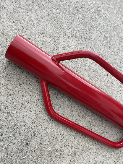 Sandbaggy U & T Post Driver, 30% More Heavier & Sustainable Than Competitors - 15.5 lb Fence Post Driver That Fits up to 2-3/4 inch - 10 Guage Industrial Grade Steel - Red (Pack of 2)