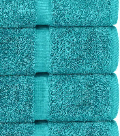Chakir Turkish Linens, 100% Cotton Premium Quality Turkish Bath Sheets (35''x70'' Large Bath Sheet Towels - Aqua)