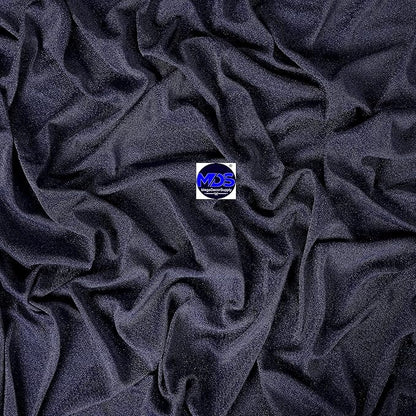 MDS Halloween Chiffon Draping Fabric - 1 Panel, 30" Wide x 75ft Long - Sheer Spooky Arbor & Canopy Drapery for Haunted House Backdrops, Party Ceilings, DIY Costumes & Themed Events - Navy Blue