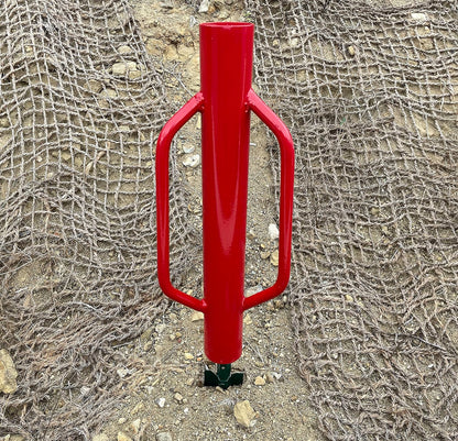 Sandbaggy U & T Post Driver, 30% More Heavier & Sustainable Than Competitors - 15.5 lb Fence Post Driver That Fits up to 2-3/4 inch - 10 Guage Industrial Grade Steel - Red (Pack of 2)