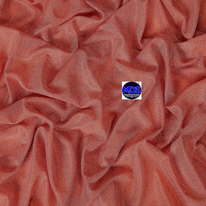 MDS Halloween Chiffon Draping Fabric - 2 Panel, 30" Wide x 20ft Long - Sheer Spooky Arbor & Canopy Drapery for Haunted House Backdrops, Party Ceilings, DIY Costumes & Themed Events - Terracotta